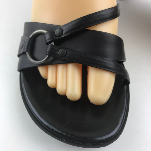 Anne Klein Slide Sandals Size 8.5 Women Kiten Heel - Picture 3 of 8